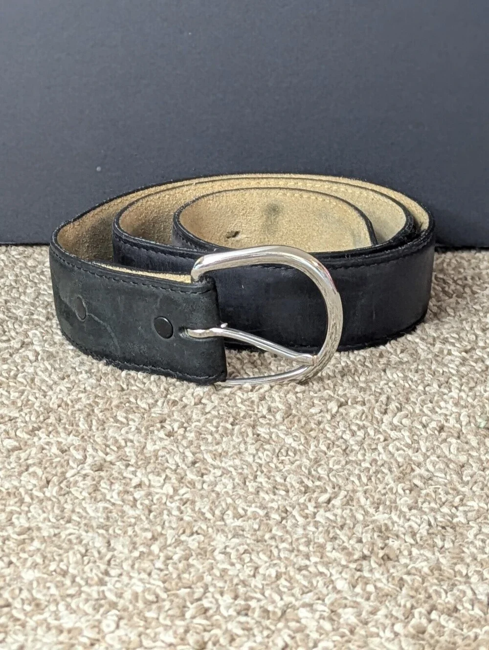 Justin Classic Western 53703 Leather Belt Dark Brown Size 32 Made in USA